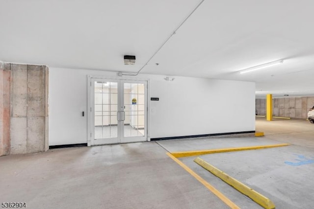 1206 Conrad Way, Franklin Twp, NJ 08873 - parking garage featuring french doors