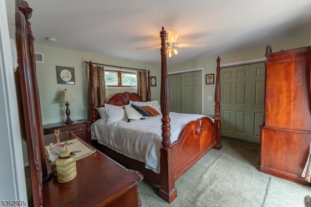 550 Melrose Ave, South Plainfield Boro, NJ 07080 - carpeted bedroom featuring a ceiling fan