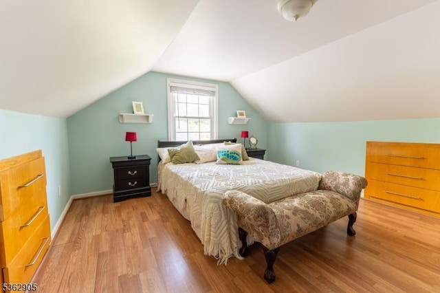 550 Melrose Ave, South Plainfield Boro, NJ 07080 - bedroom featuring light wood-style flooring and lofted ceiling