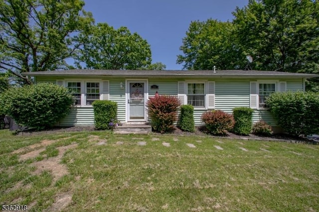 31 Bergen Ave, Wantage Twp, NJ 07461 - view of front of home with a front yard