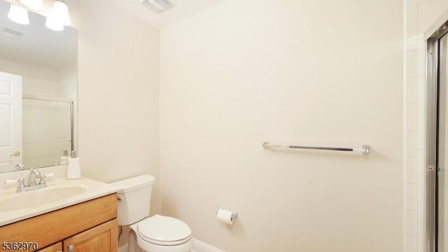 9 Independence Ct, Franklin Twp, NJ 08873 - bathroom featuring vanity and a shower with shower door