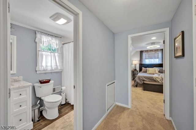 500 Charlestown Rd, Bethlehem Twp, NJ 08827 - ensuite bathroom featuring vanity and a shower with shower curtain