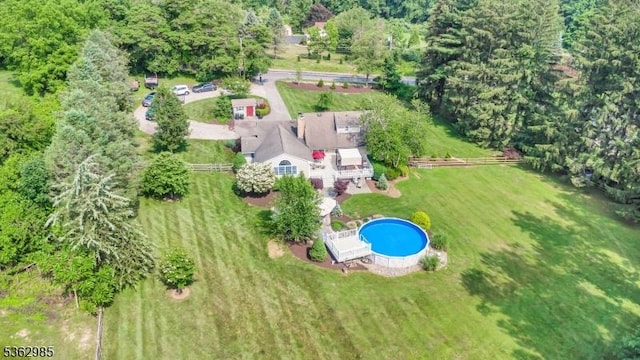 500 Charlestown Rd, Bethlehem Twp, NJ 08827 - aerial view of property's location with a pool