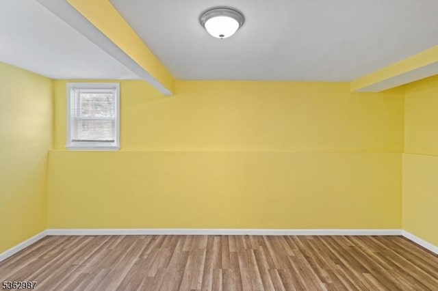 315 D St, Middlesex Boro, NJ 08846 - basement with wood finished floors and baseboards