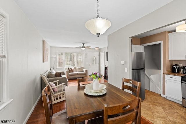 315 D St, Middlesex Boro, NJ 08846 - dining room featuring ceiling fan