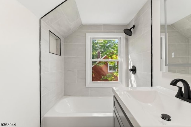 856 Maurice Ave, Rahway City, NJ 07065 - bathroom with vanity and shower / washtub combination