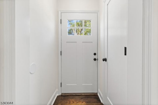 856 Maurice Ave, Rahway City, NJ 07065 - entryway with dark wood-type flooring