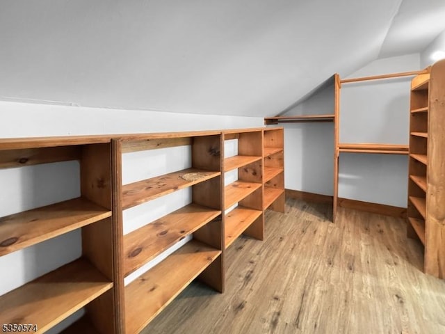 150 Mt Salem Rd, Wantage Twp, NJ 07461 - walk in closet with lofted ceiling and wood finished floors