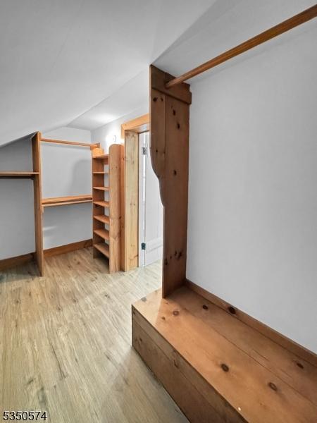 150 Mt Salem Rd, Wantage Twp, NJ 07461 - spacious closet featuring wood finished floors and vaulted ceiling