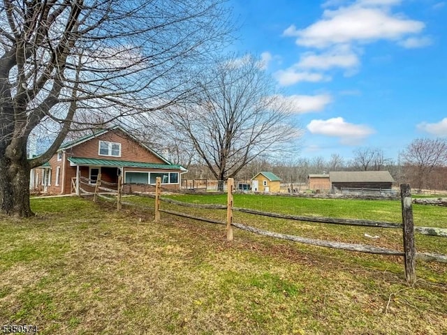 150 Mt Salem Rd, Wantage Twp, NJ 07461 - view of yard featuring covered porch