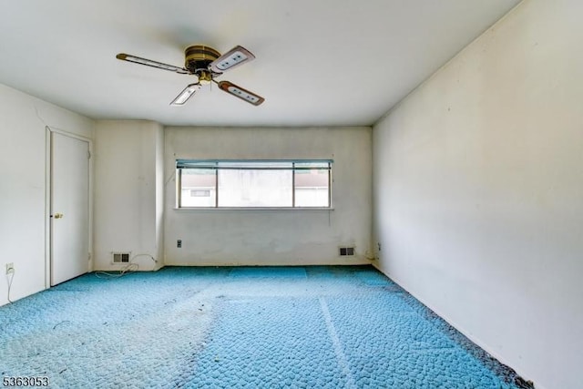 902E Merritt Dr, Hillsborough Twp, NJ 08844 - carpeted spare room with a ceiling fan