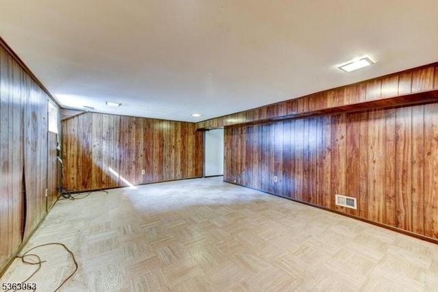 902E Merritt Dr, Hillsborough Twp, NJ 08844 - unfurnished room featuring wooden walls and baseboards