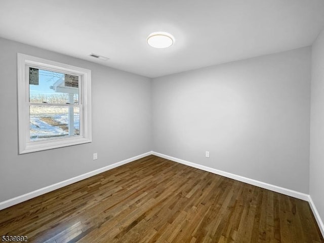 54 Coykendall Rd, Wantage Twp, NJ 07461 - spare room featuring baseboards and dark wood-style flooring