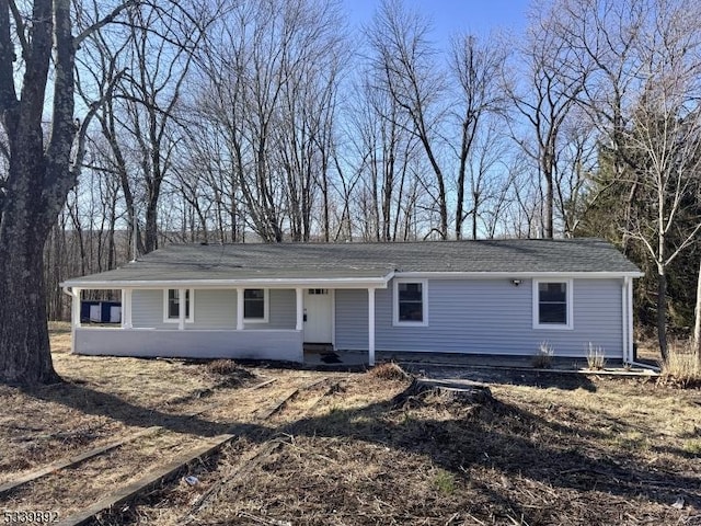 54 Coykendall Rd, Wantage Twp, NJ 07461 - ranch-style house featuring covered porch