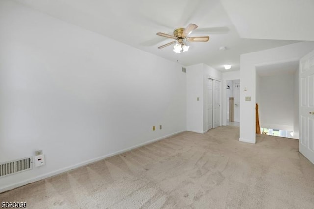 31 Park Edge, Berkeley Heights Twp, NJ 07922 - empty room with light carpet and ceiling fan