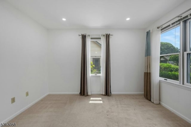 31 Park Edge, Berkeley Heights Twp, NJ 07922 - unfurnished room featuring light colored carpet and recessed lighting