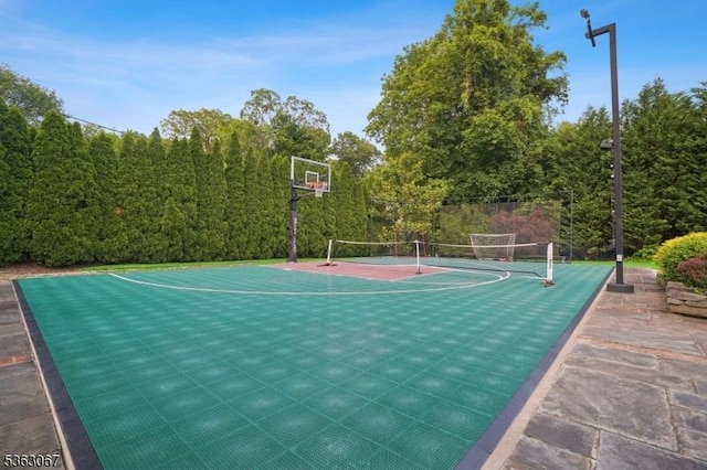34 Oak Bend Rd, West Orange Twp, NJ 07052 - view of sport court with a tennis court and community basketball court
