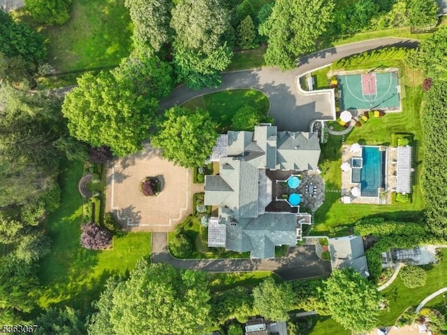 34 Oak Bend Rd, West Orange Twp, NJ 07052 - view of property location with a pool