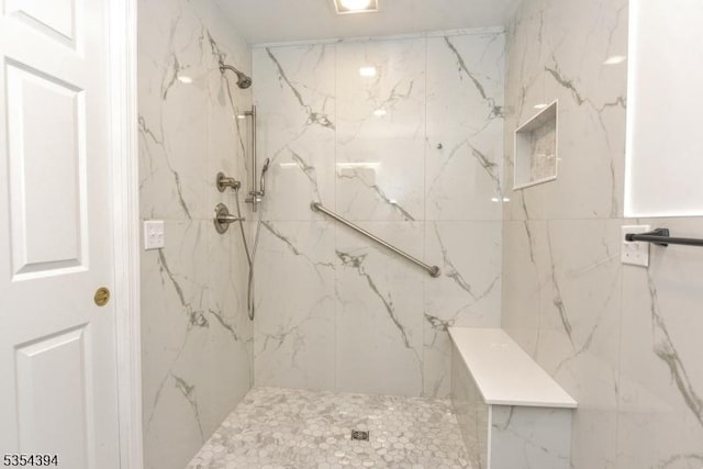 11-06 Marshall Rd, Fair Lawn Boro, NJ 07410 - full bath with a marble finish shower