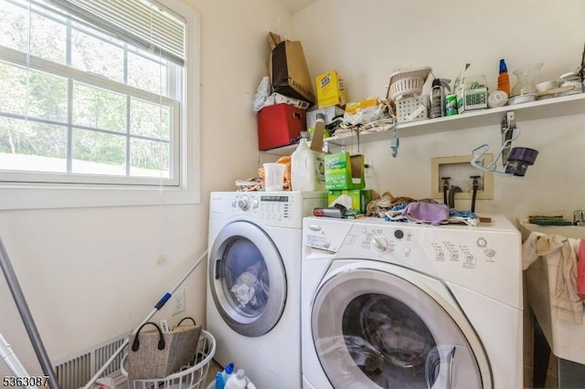 42 Stephens Mill Rd, Mount Olive Twp, NJ 07840 - washroom featuring washer and dryer