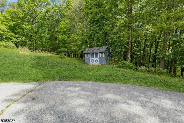 42 Stephens Mill Rd, Mount Olive Twp, NJ 07840 - view of yard with a forest view