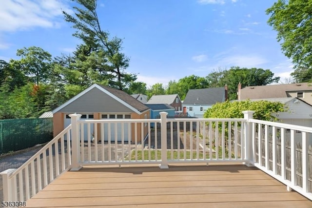 1250 Wildwood Ter, Union Twp, NJ 07083 - view of wooden deck