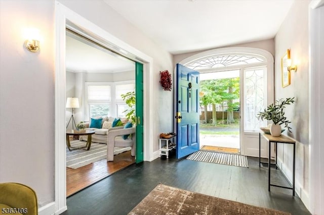 1 Walden Pl, Montclair Twp, NJ 07042 - entrance foyer featuring wood finished floors and baseboards