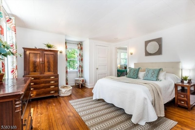 1 Walden Pl, Montclair Twp, NJ 07042 - bedroom featuring wood finished floors and baseboards