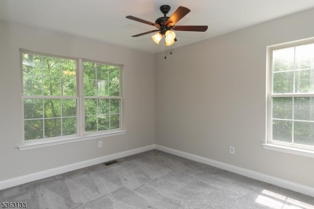 64 Pond Hollow Dr, Jefferson Twp, NJ 07438 - empty room with carpet flooring and ceiling fan