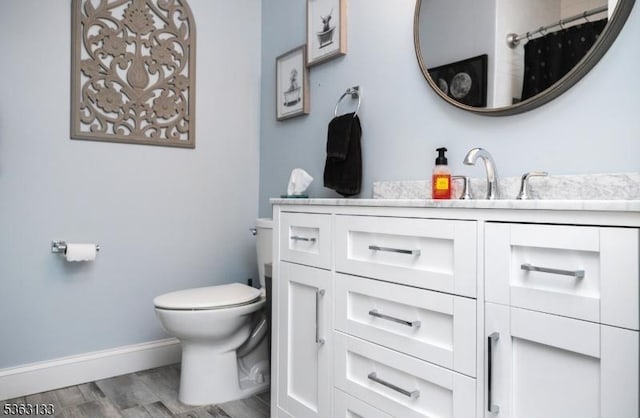 64 Pond Hollow Dr, Jefferson Twp, NJ 07438 - full bathroom with vanity and wood finished floors