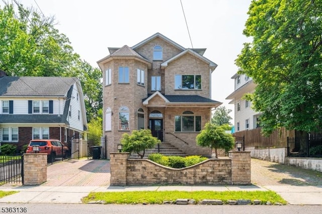 69 Summit Rd, Elizabeth City, NJ 07208 - view of front of home with brick siding