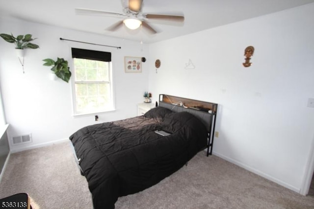 132 Sloop Rd, Stafford Twp, NJ 08050 - carpeted bedroom featuring baseboards and a ceiling fan