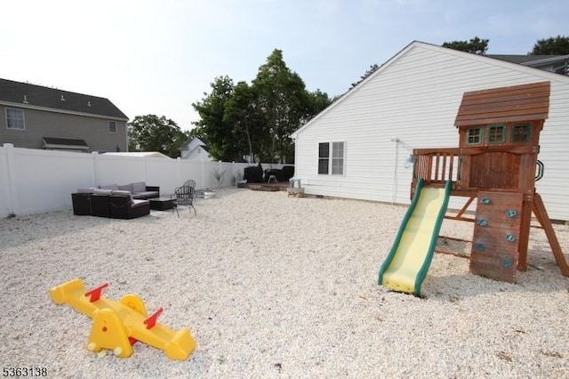 132 Sloop Rd, Stafford Twp, NJ 08050 - view of jungle gym with outdoor lounge area
