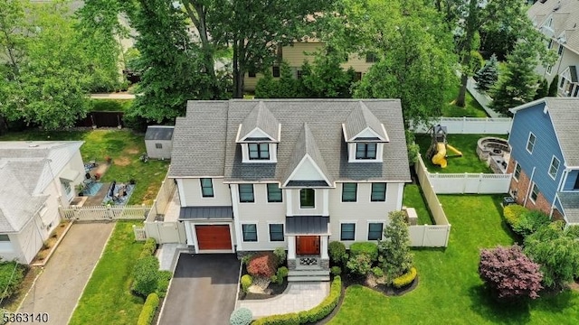 120 Cottage Pl, Westfield Town, NJ 07090 - view from above of property