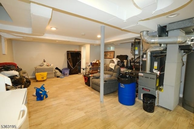179 Standish St, Elizabeth City, NJ 07202 - finished below grade area with wood finished floors and recessed lighting