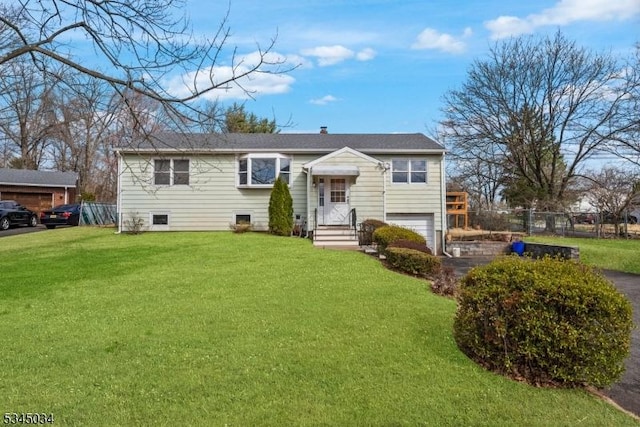 304 Lilac Ct, Bridgewater Twp, NJ 08807 - split foyer home featuring a garage and driveway