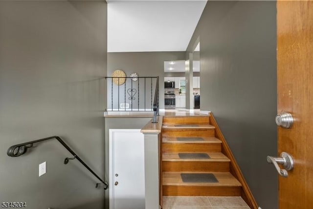 304 Lilac Ct, Bridgewater Twp, NJ 08807 - stairs featuring baseboards