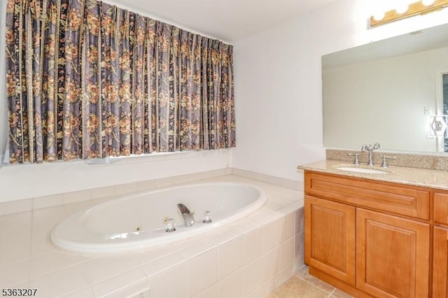 8 Staudt Ct, Franklin Twp, NJ 08873 - bathroom with vanity and a whirlpool tub