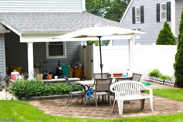 75 Sunrise Ter, Cedar Grove Twp, NJ 07009 - view of patio with outdoor dining space