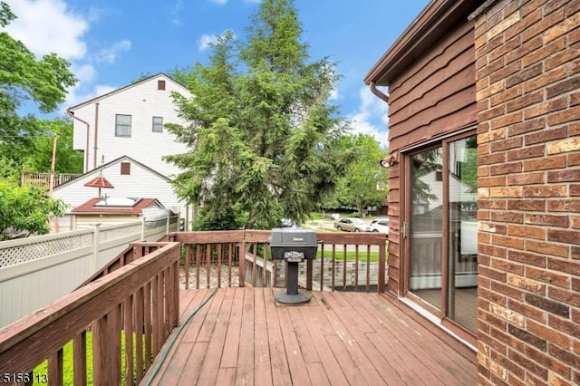 23 Bohnert Pl, Waldwick Boro, NJ 07463 - view of wooden deck