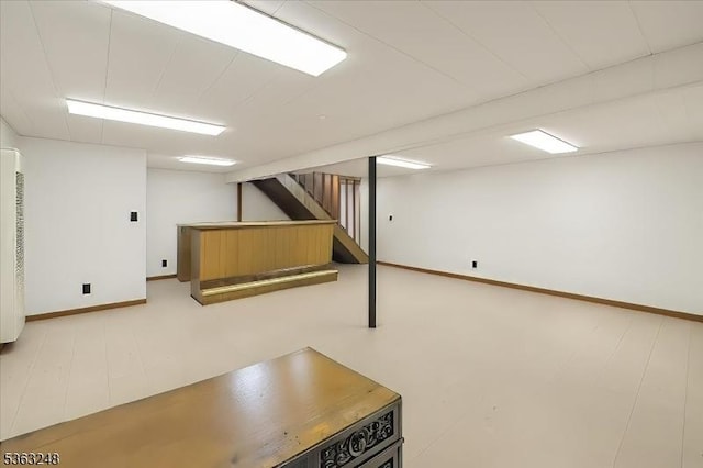 45 Churchill Rd, Cresskill Boro, NJ 07626 - finished below grade area with stairs