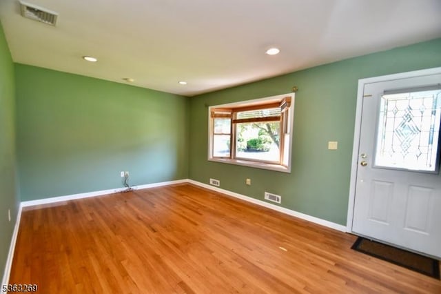 18 Apollo Dr, Jefferson Twp, NJ 07438 - entrance foyer with wood finished floors and recessed lighting