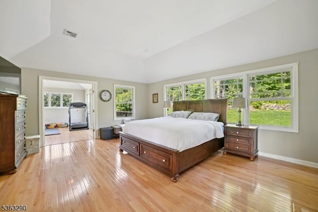 14 Mount Freedom Ave, Randolph Twp, NJ 07869 - bedroom featuring light wood finished floors and lofted ceiling