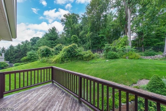 14 Mount Freedom Ave, Randolph Twp, NJ 07869 - view of wooden deck