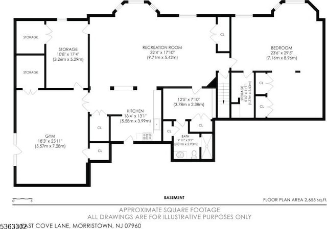 13 E Cove Ln, Morris Twp, NJ 07960 - home floor plan
