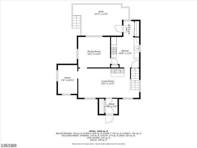 14 Prospect Pl, Morris Twp, NJ 07960 - view of floor plan / room layout