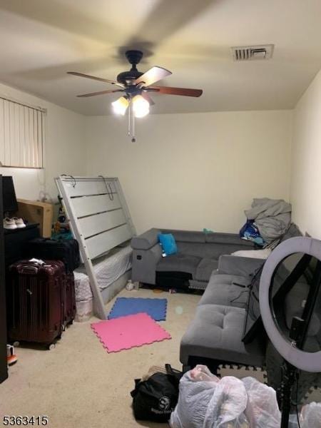 678 Broad St Unit A-4, Clifton City, NJ 07013 - carpeted bedroom featuring ceiling fan
