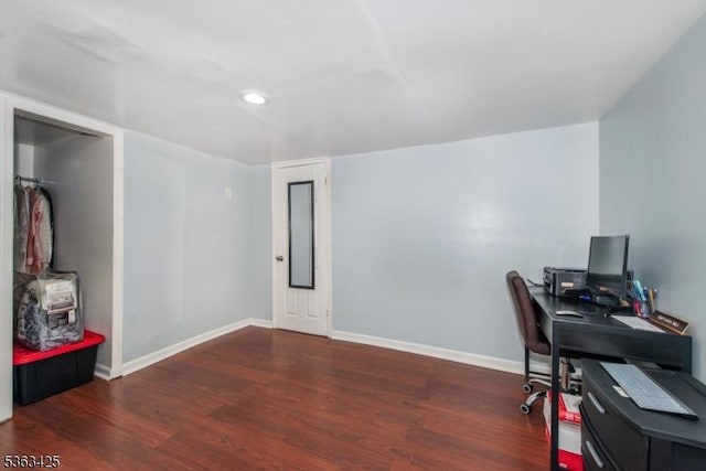 56 Holsman St Unit 2, Paterson City, NJ 07522 - office with wood finished floors and recessed lighting
