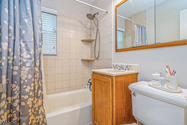 76 W Valley View Dr, Morristown Town, NJ 07960 - full bathroom with shower / bath combo with shower curtain and vanity