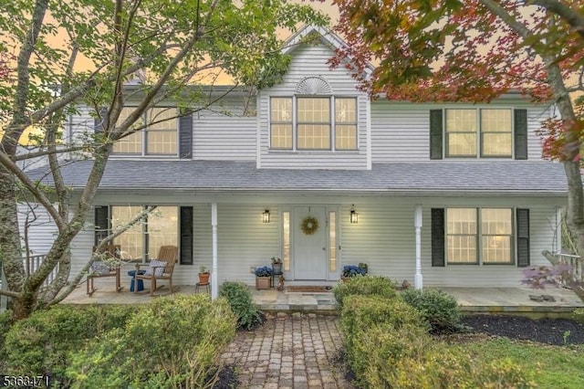 167 Buffalo Hollow Rd, Lebanon Twp, NJ 08826 - view of front of property with a porch and a shingled roof